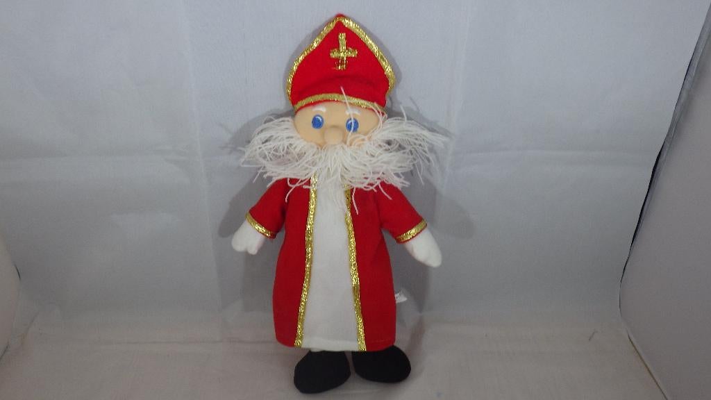 mooi Sinterklaasje van stof, Diversen, Sinterklaas, Ophalen of Verzenden, Gebruikt