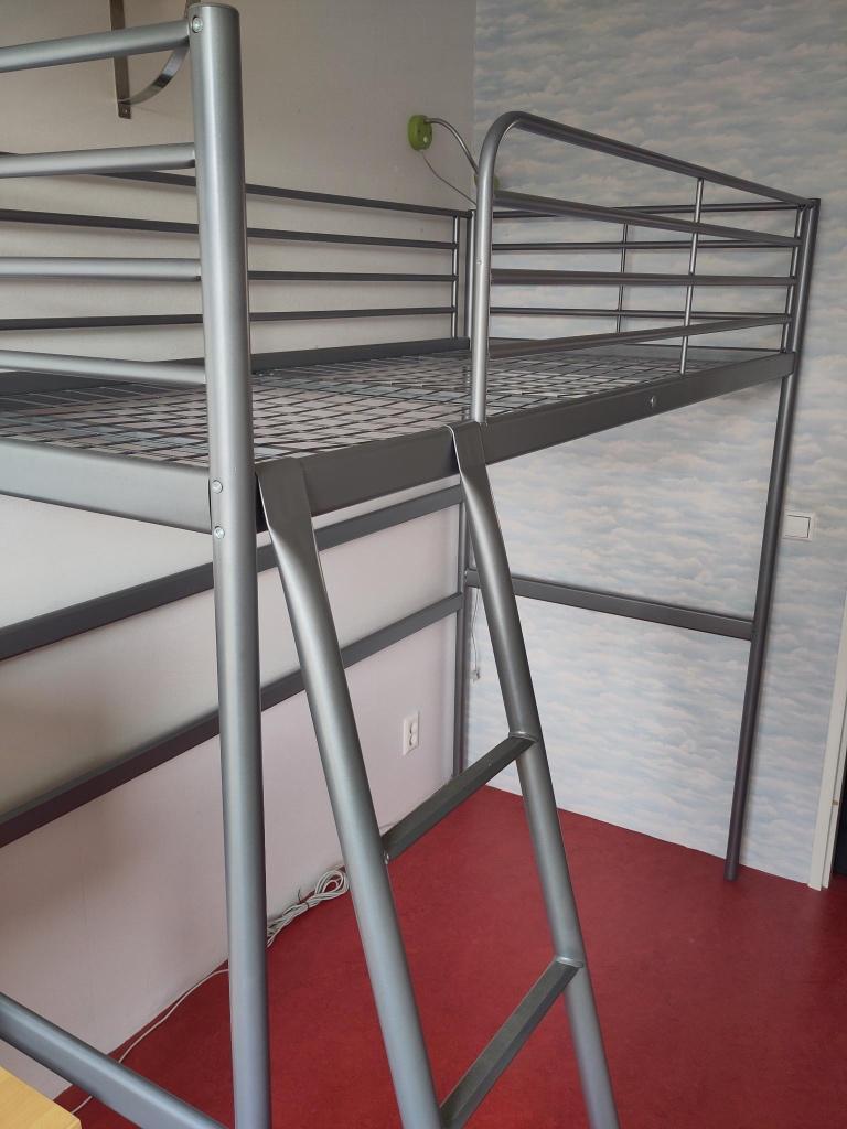 hoogslaper, Ophalen, Eenpersoons, Zo goed als nieuw, 200 cm