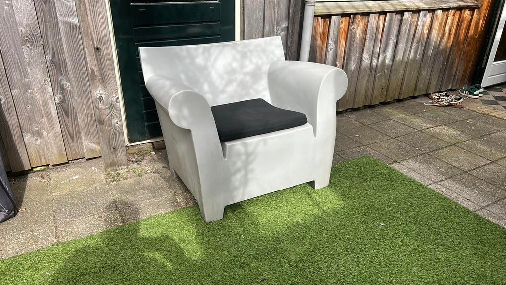 Kartell bubble club stoel, Tuin en Terras, Tuinsets en Loungesets, Gebruikt, Tuinset, Overige materialen, 2 zitplaatsen, Stoel