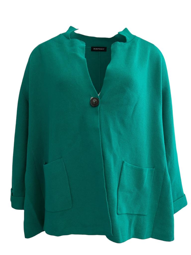 Repeat vest XL, Kleding | Dames, Truien en Vesten, Maat 46/48 (XL) of groter, Ophalen of Verzenden, Zo goed als nieuw, Groen