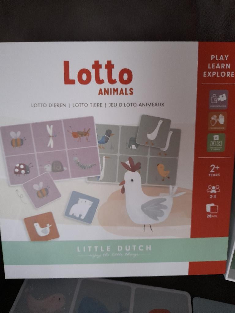 Little Dutch Lotto Animals (compleet), Kinderen en Baby's, Speelgoed | Educatief en Creatief, Ophalen of Verzenden, Nieuw