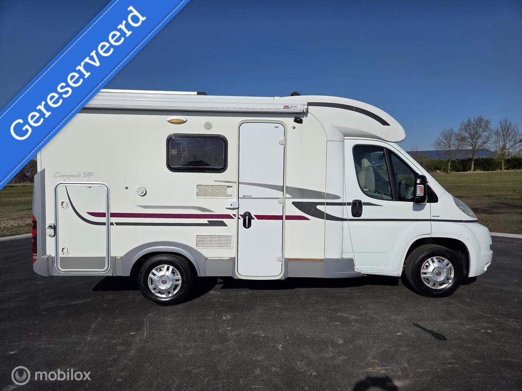Adria Compact SP 2009 ☆Dwarsbed Euro 4, Cruise Bearlock☆, Luifel, Bedrijf, Half-integraal, Achteruitrijcamera