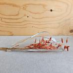 Puntzak vaas van glas handgemaakt, Antiek en Kunst, Antiek | Vazen, Ophalen of Verzenden