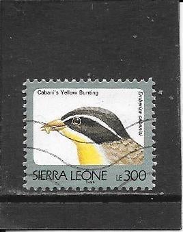 Sierra Leone vogels, Ophalen of Verzenden, Overige landen, Gestempeld