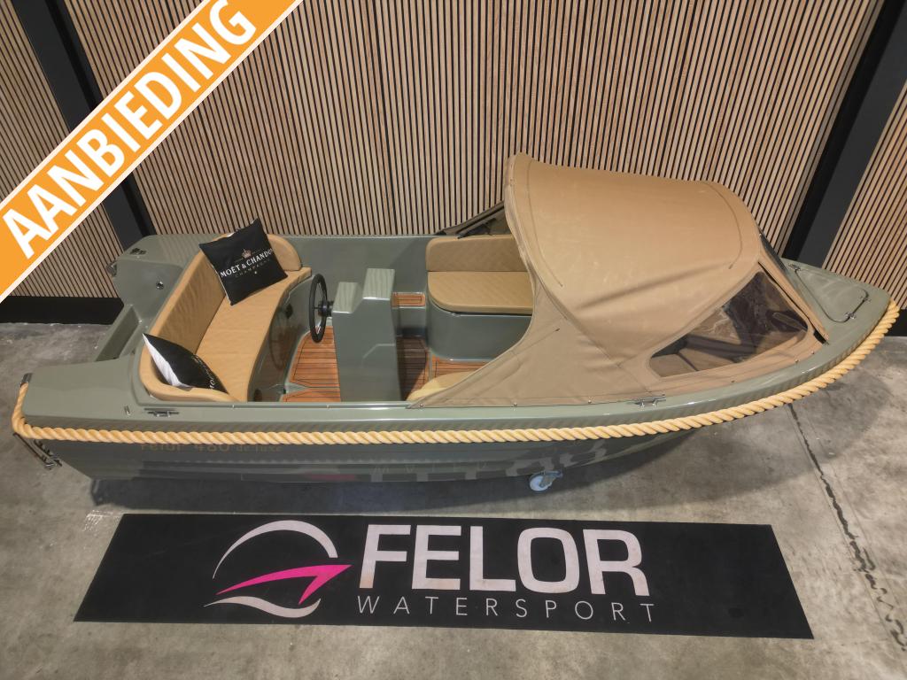 FELOR 480 met 9,9pk en bomvol opties! ZATERDAG OPEN, Niet ingevuld, Tot 10 pk, Niet ingevuld, Nieuw