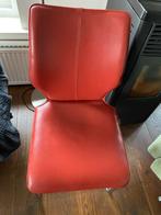 6 Leren eetkamerstoelen - Comfortabel en Stijlvol, Gebruikt, Leer, Ophalen of Verzenden, Vijf, Zes of meer stoelen