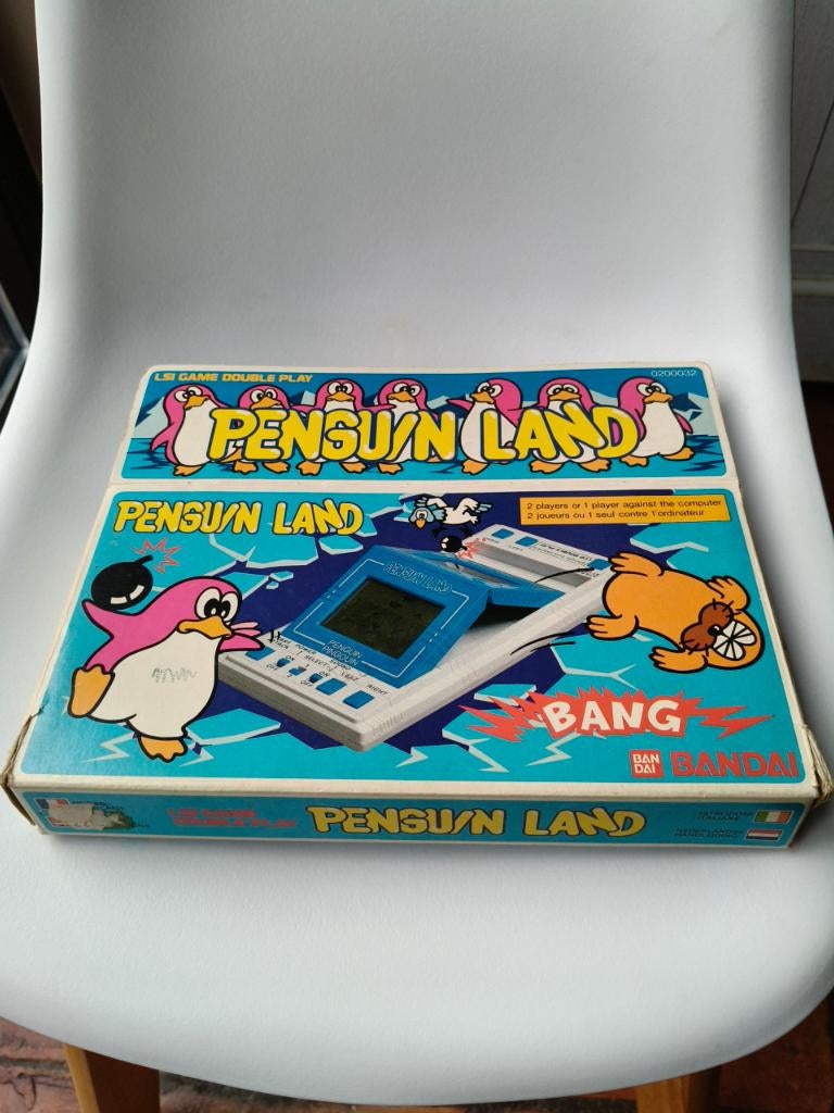 vintage handheld Bandai Penguin Land 0200032 jaren 80 werkt, Ophalen of Verzenden, Bandai