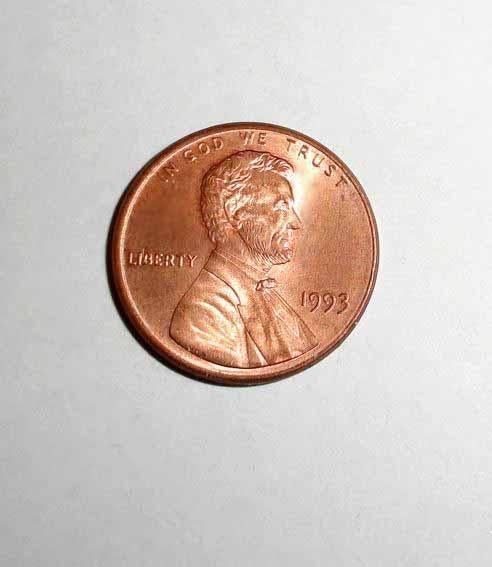 Munt 1 Cent USA 1993, Postzegels en Munten, Munten | Amerika, Ophalen of Verzenden, Noord-Amerika, Losse munt
