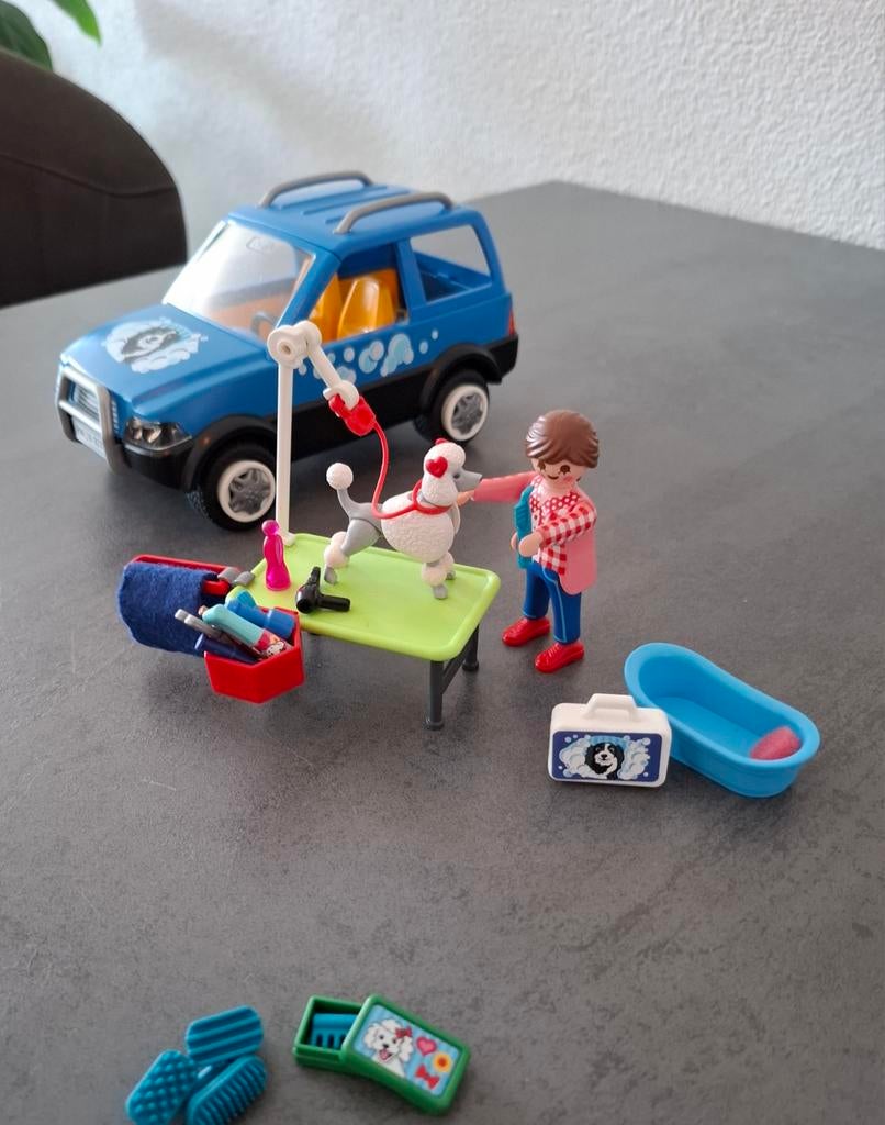 Playmobil 9278 Honden trimsalon met auto, Ophalen, Gebruikt, Complete set