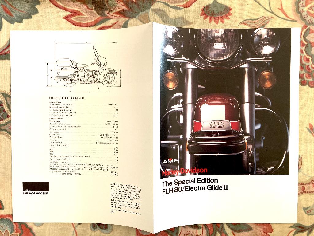 harley davidson brochure, Ophalen of Verzenden, Harley-Davidson of Buell