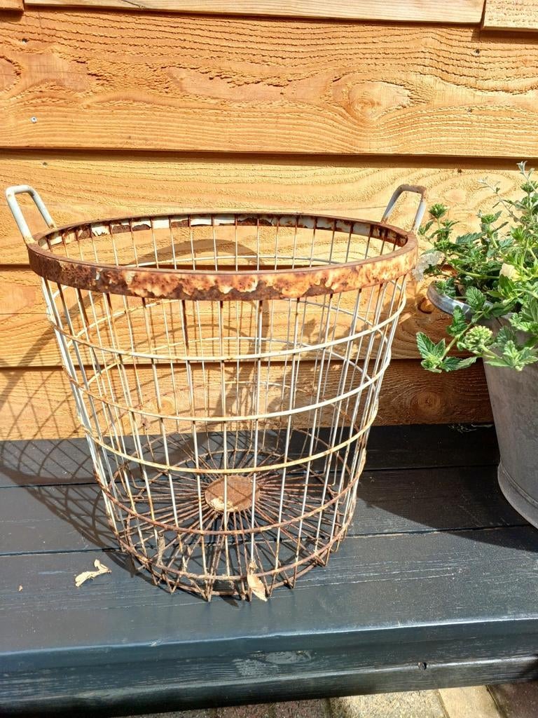 Aardappel mand, Huis en Inrichting, Ophalen of Verzenden, Rond, Riet