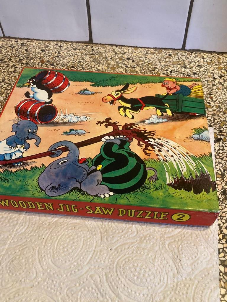 Oud houten puzzeltje no 2, Ophalen of Verzenden