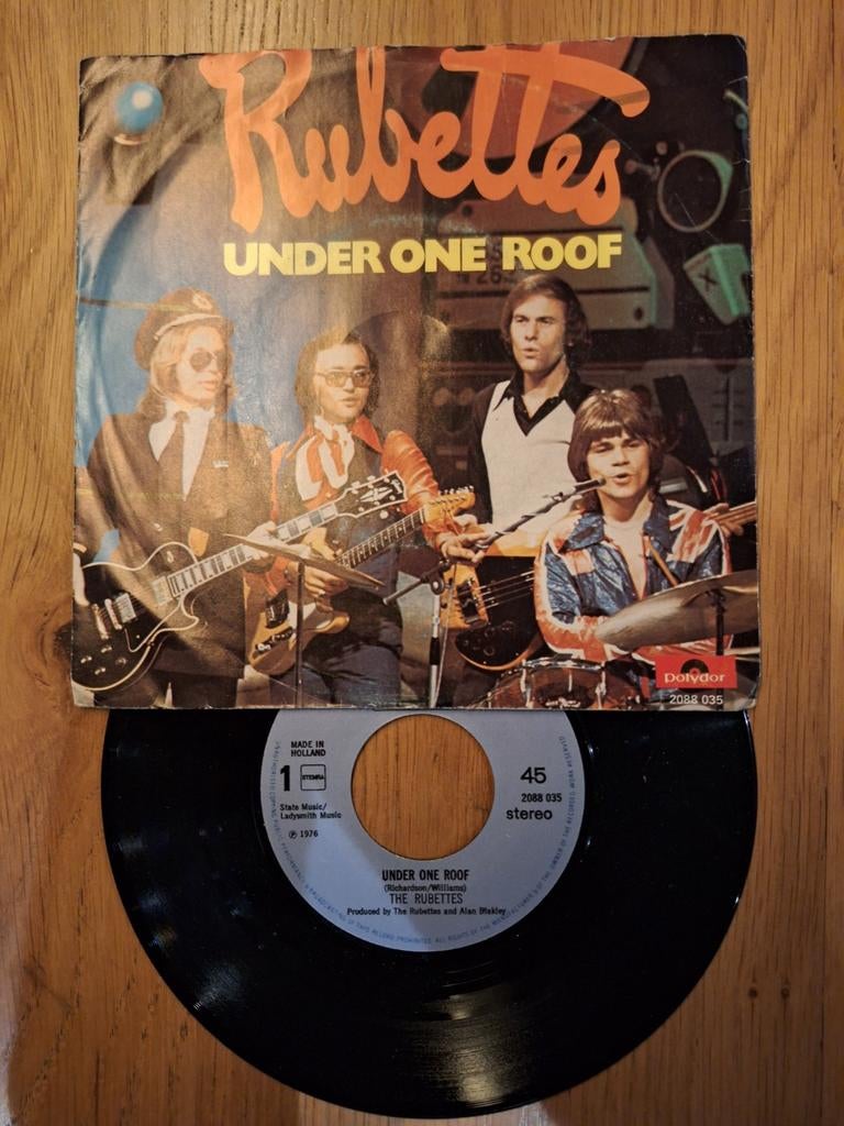 The Rubettes - Under One Roof (Vinyl Single, 1976), Cd's en Dvd's, Gebruikt, Originele persing, 7 inch, Single