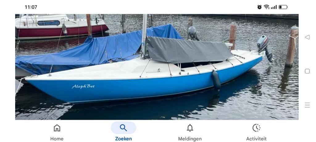 Mooie complete Ynling €2000, Ophalen, Gebruikt, 3 tot 6 meter, Buitenboordmotor