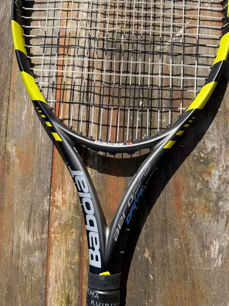 Babolat Tennisracket met hoes en nieuwe grip, Ophalen of Verzenden, Zo goed als nieuw, Racket, Babolat
