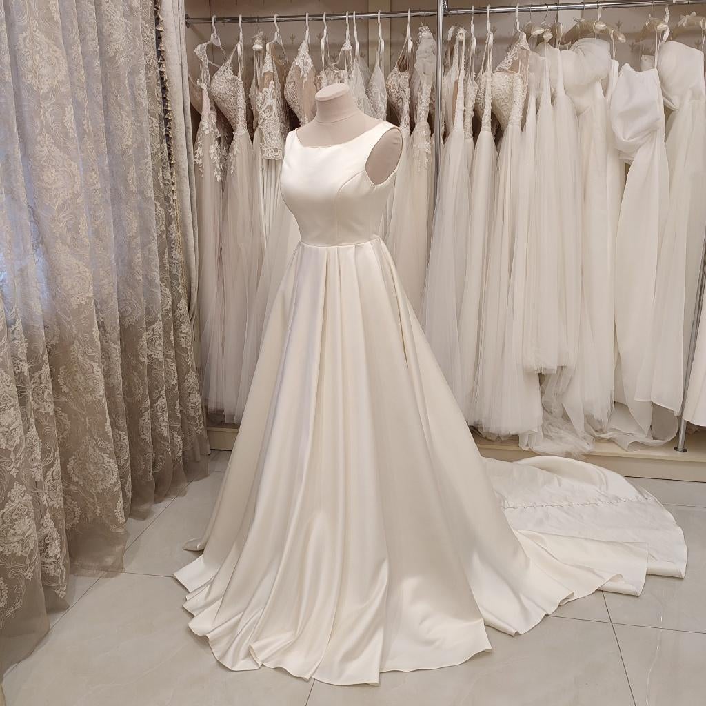 Trouwjurk, Trouwjurk, Wit, Ophalen of Verzenden, Zo goed als nieuw