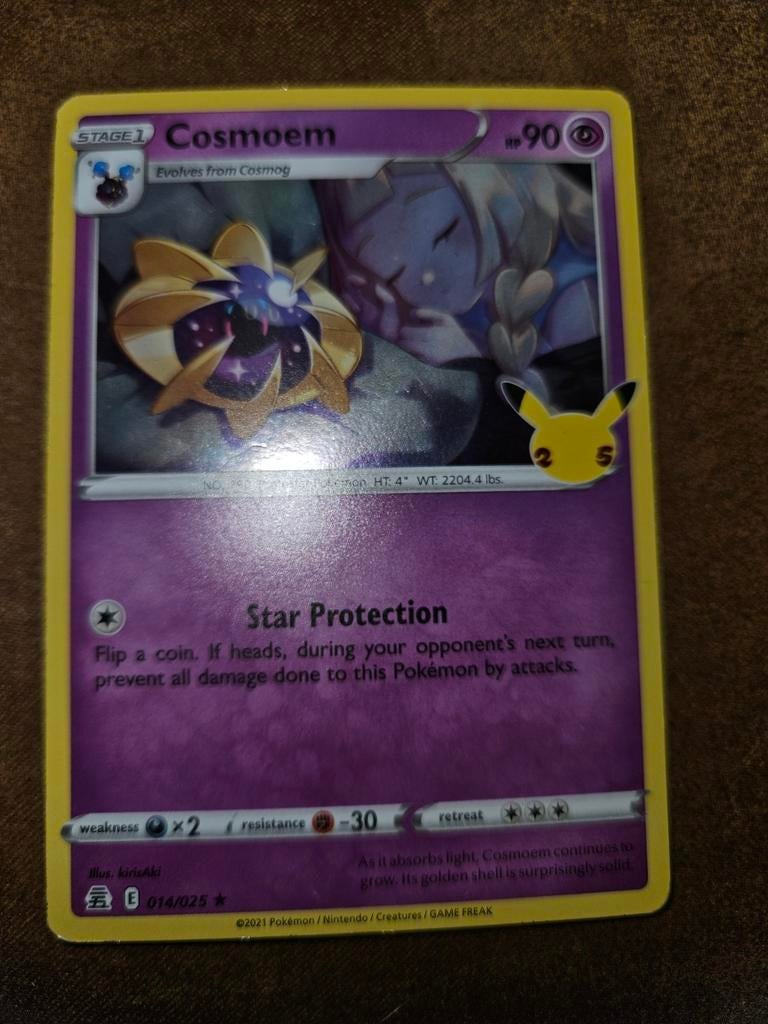 Cosmoem Pokémon Kaart Celebrations 014/025, Ophalen of Verzenden, Zo goed als nieuw, Losse kaart