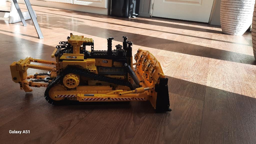 Bouwblokken Reobrix buldozer (soort technisch lego), Ophalen of Verzenden, Zo goed als nieuw