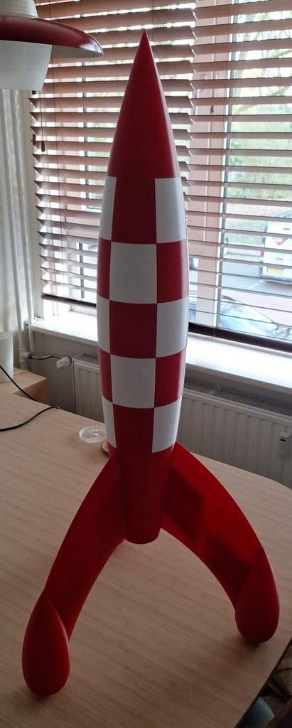 Tin tin racket (kuifje) replica, Antiek en Kunst, Kunst | Designobjecten, Ophalen of Verzenden