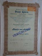 Douwe Egberts, Tabaksfabrieken, Koffiebranderij, Thee. Joure, Ophalen of Verzenden, Voor 1920, Aandeel