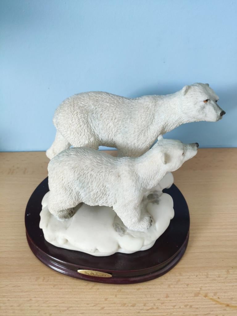Beeldje van ijsberen uit de Juliana collectie., Ophalen of Verzenden, Zo goed als nieuw
