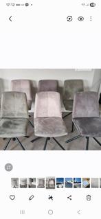 Te koop 6 x draaibare eetkamerstoel, Huis en Inrichting, Stoelen, Ophalen, 3 kleuren: Grijs, taupe en olijf, Gebruikt, Overige kleuren