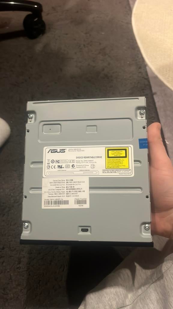 Asus dvd cd rewritable drive, Ophalen, Intern, Gebruikt, Dvd
