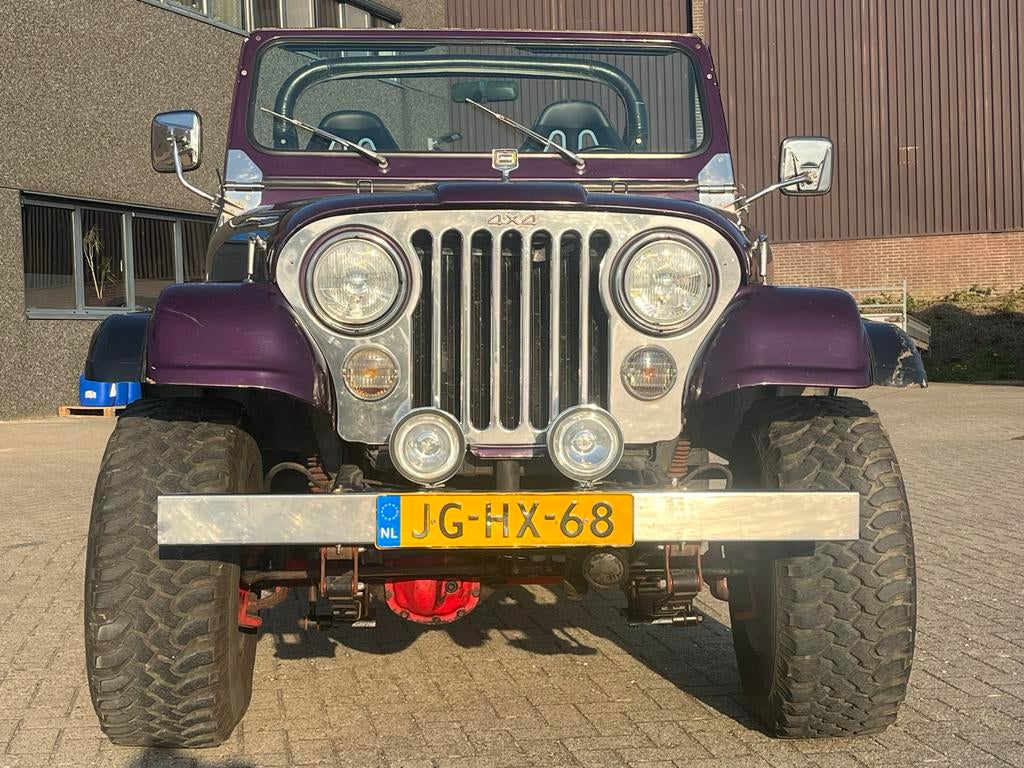 Jeep CJ 7 1985, Auto's, Zwart, Particulier, SUV of Terreinwagen, 500 kg