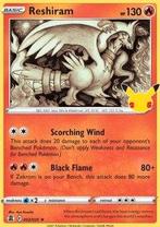 Pokemon - Reshiram (CEL 002) - Holo rare.., Ophalen of Verzenden, Nieuw, Losse kaart, Foil