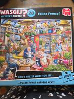 Wasgij? Mystery Puzzel 28: Feline Frenzy! 1000 stukjes, Ophalen of Verzenden, 500 t/m 1500 stukjes, Zo goed als nieuw, Legpuzzel