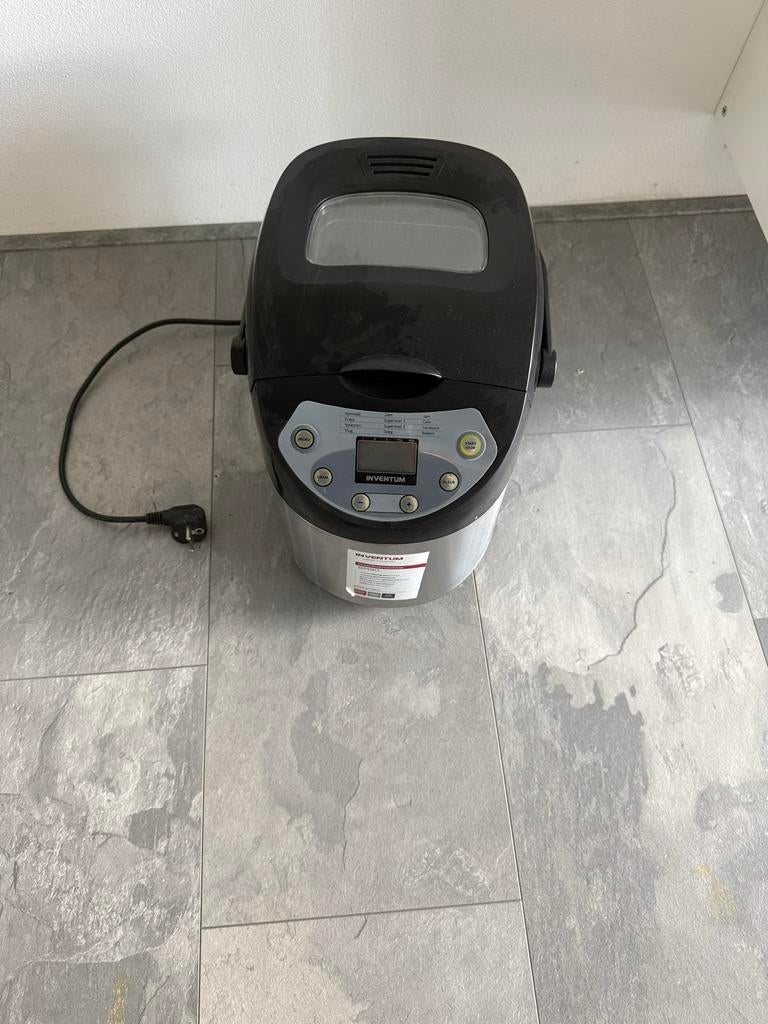 Inventum BM90 Broodbakmachine - Weinig gebruikt, Gebruikt, 800 tot 1200 gram deeg, Kijkvenster, Ophalen