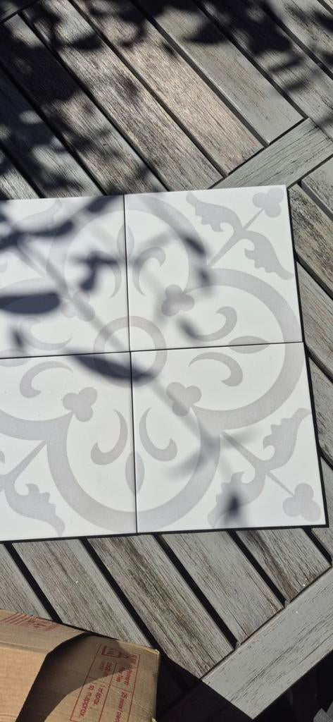 Vives tegels 20x20cm - Nieuw in doos (16 stuks), Keramiek, Nieuw, Ophalen of Verzenden, 20 tot 40 cm