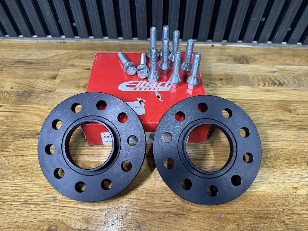 Eibach spoorverbreders / spacers 15mm + wielbouten BMW MINI, Ophalen of Verzenden, Zo goed als nieuw