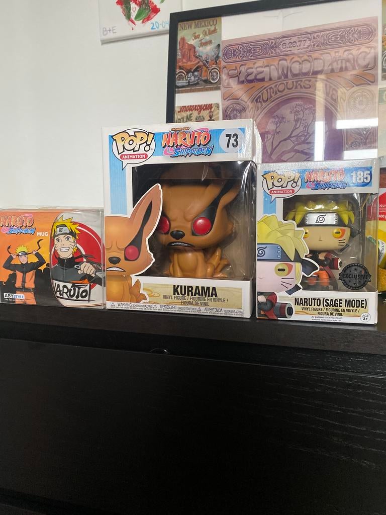Naruto funko pops en mok, Ophalen of Verzenden, Nieuw