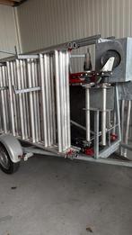 Altrex rolsteiger op trailer, Ophalen of Verzenden, Zo goed als nieuw, Rolsteiger of Kamersteiger, 5 meter of hoger