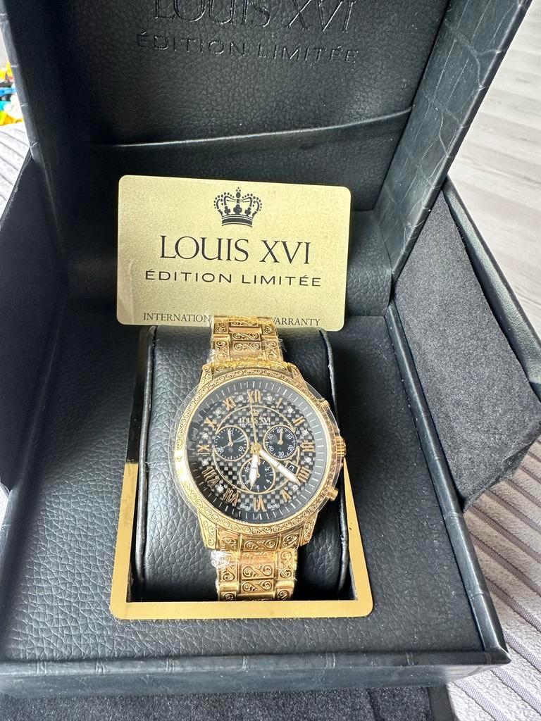 Nieuw Louis XVI Édition Limitée Polshorloge Goudkleurig, Sieraden, Tassen en Uiterlijk, Horloges | Heren, Nieuw, Polshorloge, Overige merken