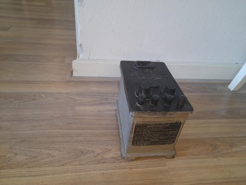 Philips Plaatspanningapparaat type 372, Ophalen of Verzenden, Gebruikt, Gelijkstroom, Overige merken