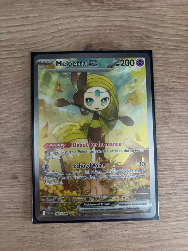 Pokemon black bolt Meloetta blk 167, Ophalen of Verzenden, Losse kaart