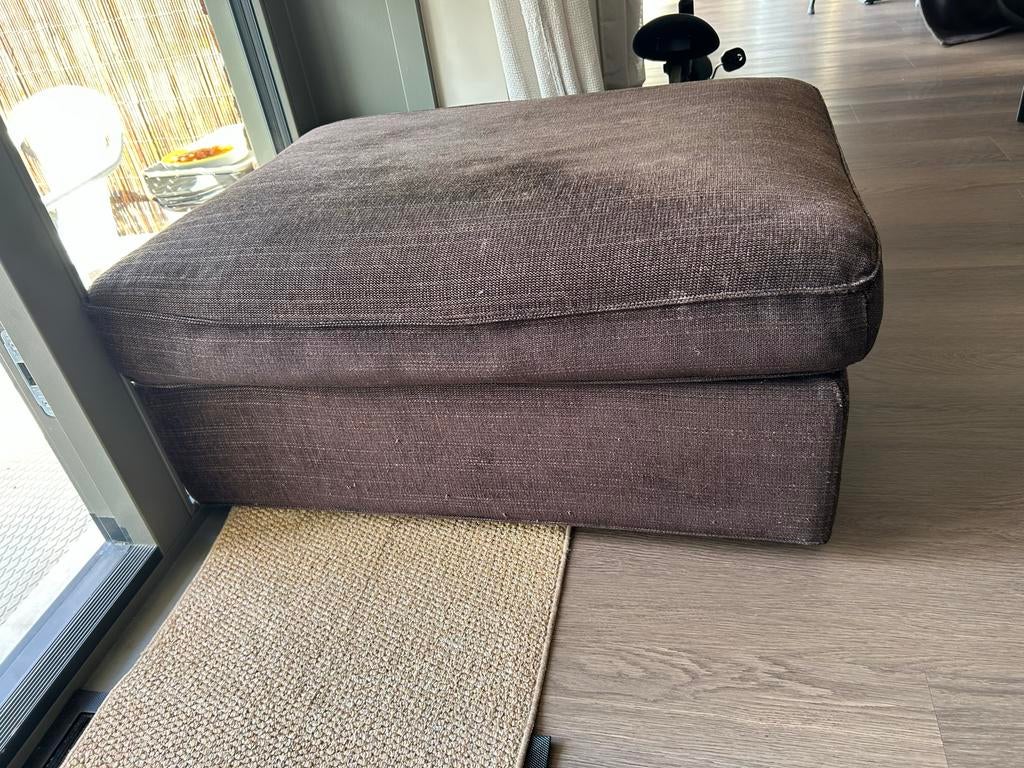 Gratis IKEA Opberg Hokker - Bruin, Ophalen, Gebruikt, Vierkant, Stof