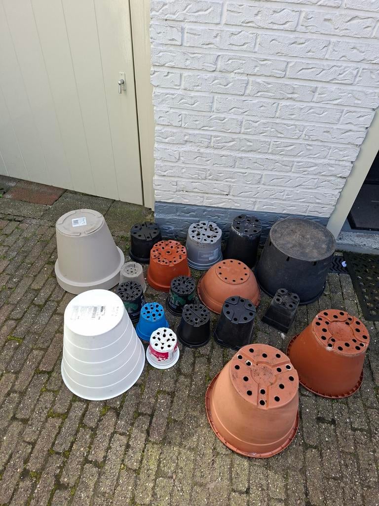 Kweek potten, Kunststof, Rond, Ophalen of Verzenden, Minder dan 40 cm