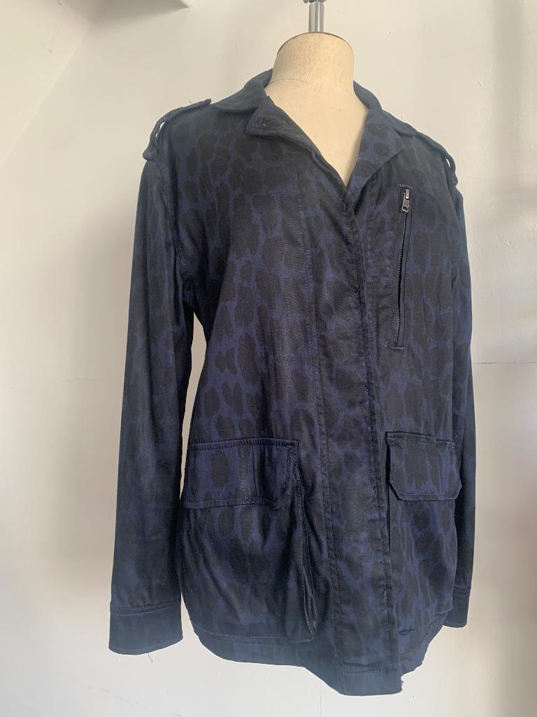Alix the Label dun jack vest blauw zwart S/36, Alix the label, Zo goed als nieuw, Maat 36 (S), Verzenden
