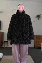 Vero Moda teddy jas zwart – warme winterjas maat L, Ophalen of Verzenden, Gedragen, Maat 42/44 (L), Zwart