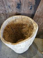 oude boomstamton ``WOONWINKEL RUSTIEK``, Antiek en Kunst, Ophalen of Verzenden