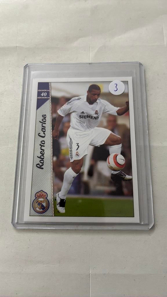 Panini card roberto carlos, Ophalen of Verzenden, Zo goed als nieuw, Plaatje