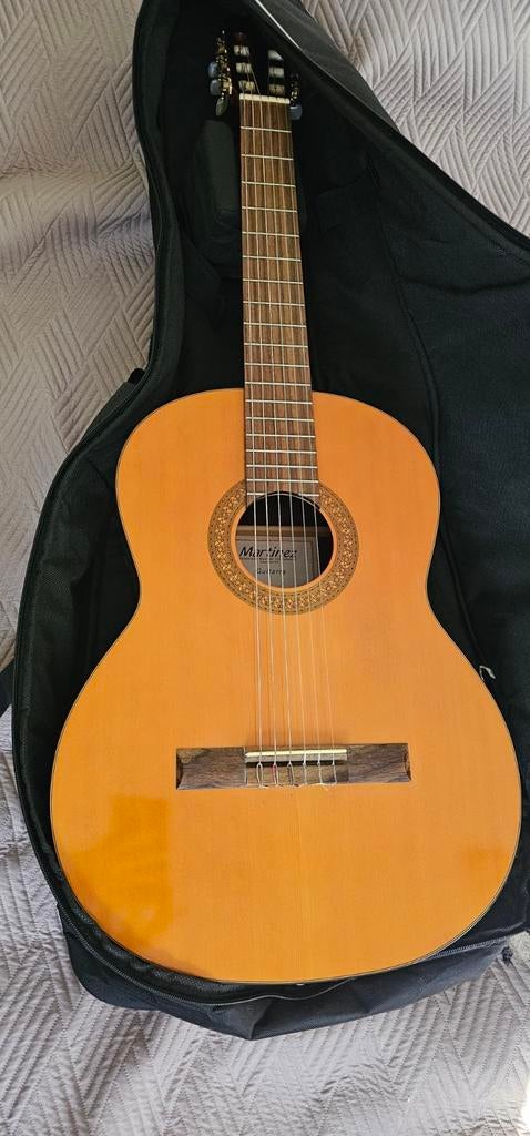Gitaar Martinez MCG-30 in goede staat met tas, Ophalen of Verzenden, Zo goed als nieuw, Solid body, Overige merken