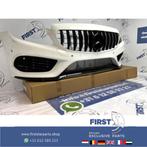 W205 C43 AMG VOORBUMPER + GT GRIL Mercedes C Klasse WIT COMP, Gebruikt, -, Voor, Ophalen of Verzenden