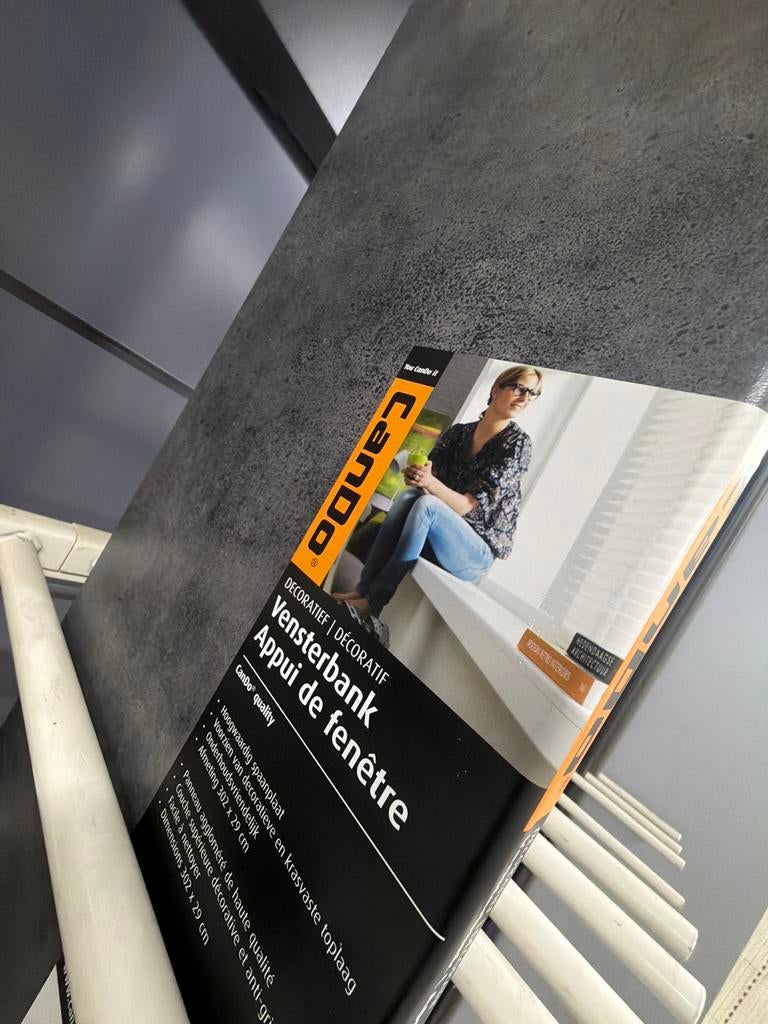 Nieuwe CanDo Vensterbank Donker Beton 302x29 cm, Minder dan 80 cm, Overige typen, Nieuw, Ophalen of Verzenden