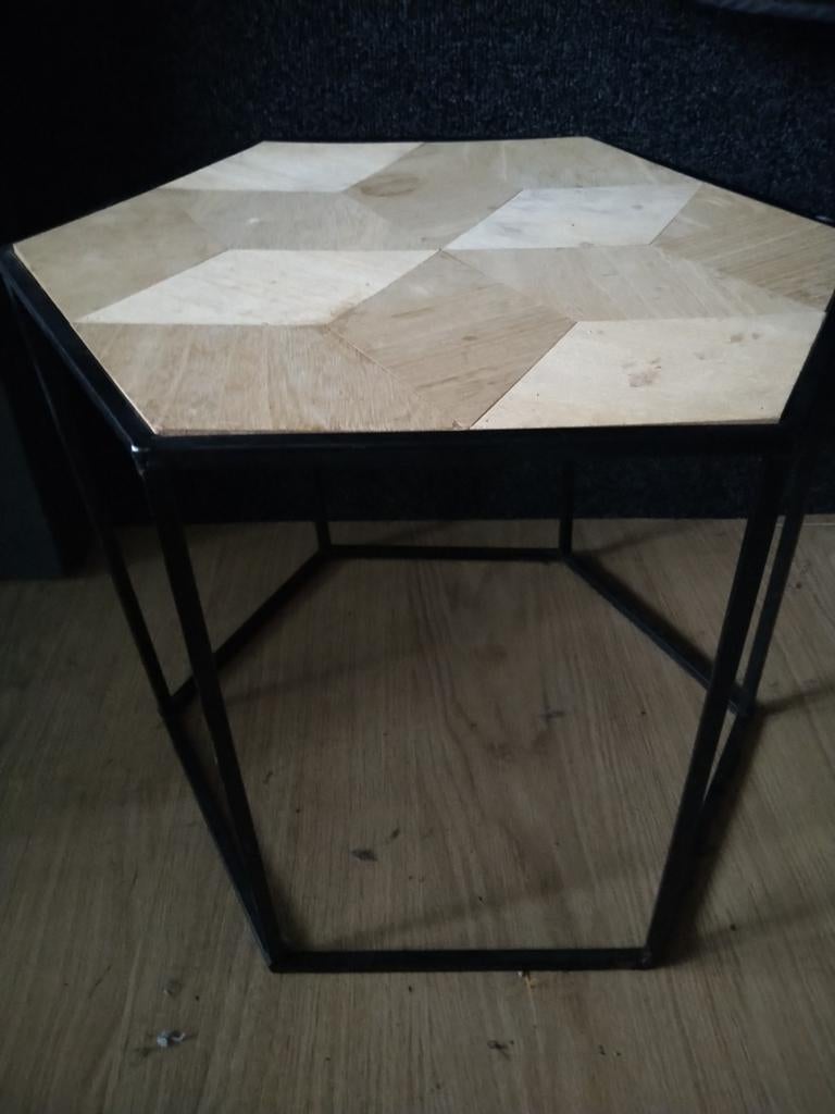 Tafeltje, 45 tot 60 cm, Minder dan 55 cm, Rond, Ophalen of Verzenden