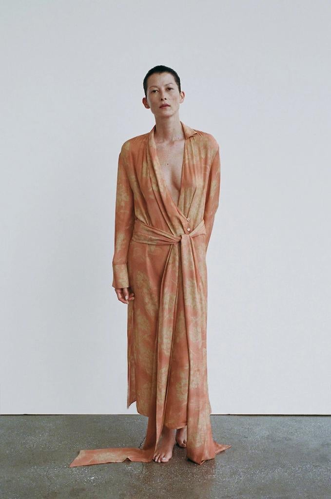 Zara Limited Edition Kimono Jurk - Nieuw met prijskaartje, Nieuw, Oranje, Ophalen of Verzenden, Maat 36 (S)