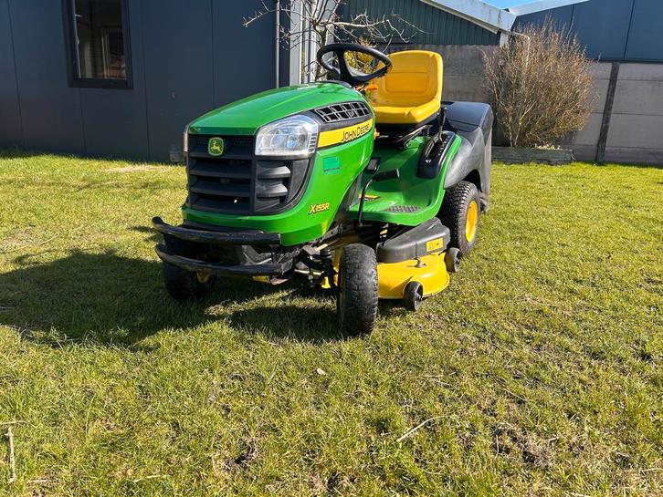 John Deere X155R Zitmaaier - Krachtig en Comfortabel, Tuin en Terras, Zitmaaiers, Gebruikt, Elektrische starter, Ophalen